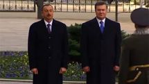Украинский гвардеец проделал перед президентом Азербайджана «фокус» с саблей. Ильхам Алиев был в ужасе