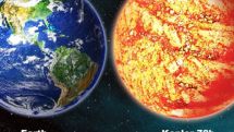 Earth-size planet found with rocky core like ours