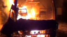 Bus fire in southern India leaves 40 dead