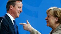 Cameron ‘playing poker with his hands of cards facing upwards’