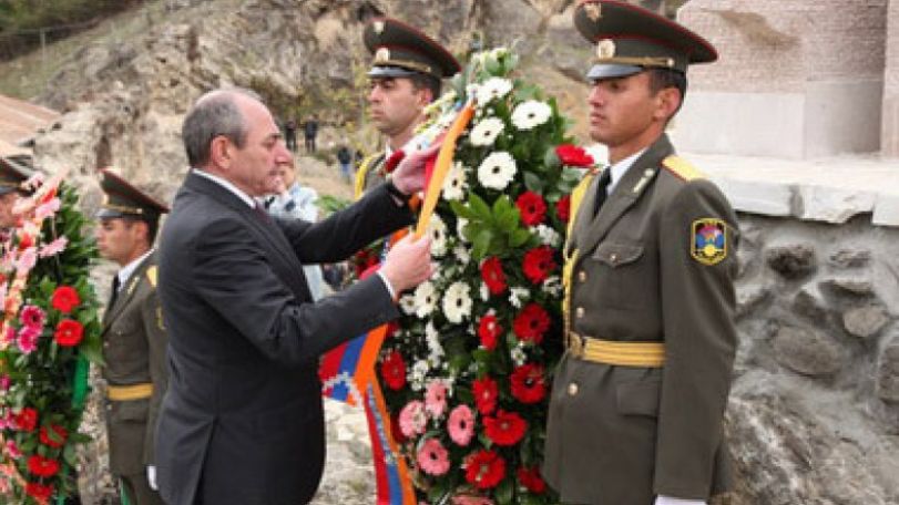 Ավետարանոց գյուղում բացվեց Արցախյան հերոսամարտում զոհված ազատամարտիկների հիշատակը հավերժացնող հուշահամալիրը