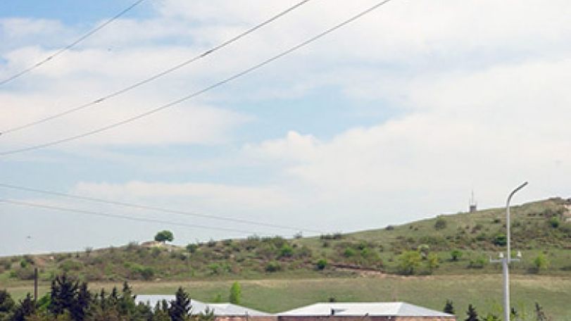 Armenian civilian wounded by Azeri sniper fire