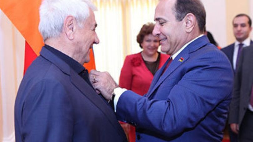 Jivan Gasparyan awarded NA Medal of Honor