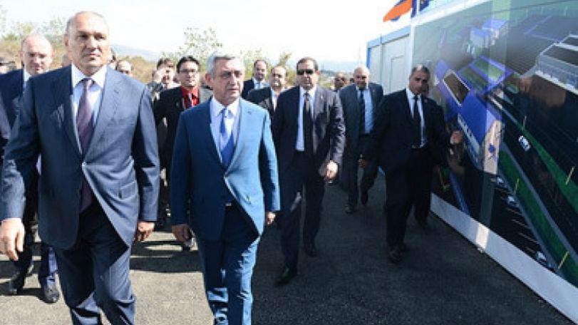President attends groundbreaking ceremony for new checkpoint in Bagratashen  