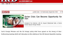 Syrian crisis can become opportunity for Iran