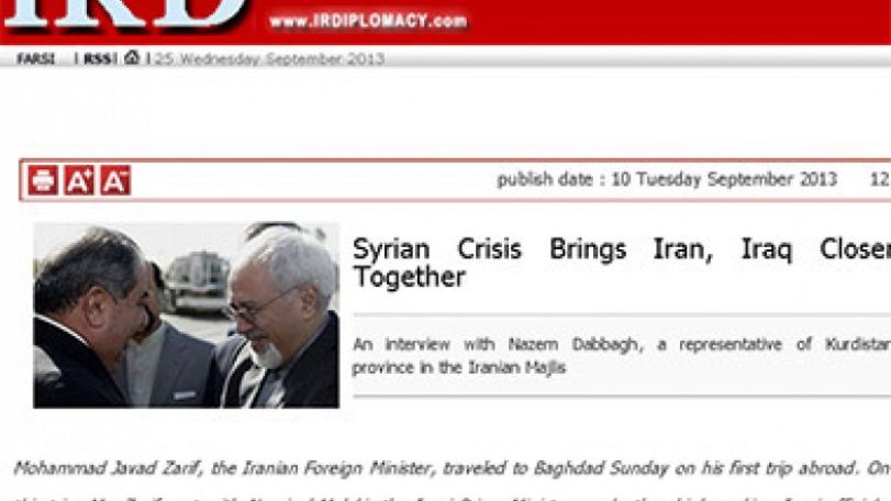 Syrian crisis brings Iran, Iraq closer together
