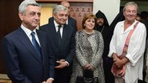 В Гюмри состоялось открытие восстановленной музыкальной школы. На церемонии присутствовали Серж Саргсян и Ян Гиллан
