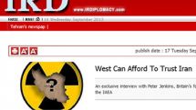 West can afford to trust Iran