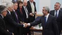 Serzh Sargsyan received the representatives of the Bankers Club