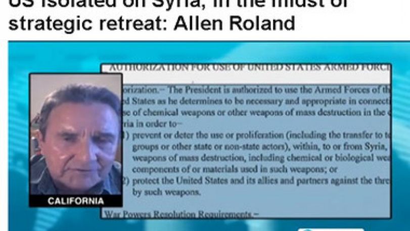 US isolated on Syria, in the midst of strategic retreat - Allen Roland