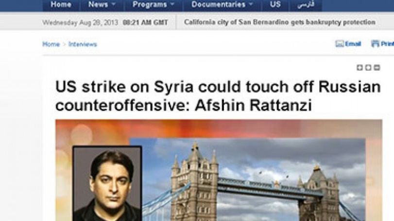 Syria raid could trigger Russia response - Afshin Rattanzi