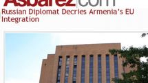 Russian diplomat decries Armenia’s EU integration
