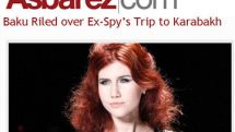 Baku riled over ex-spy’s trip to Karabakh