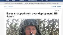 Bales snapped from over-deployment - Bill Jones