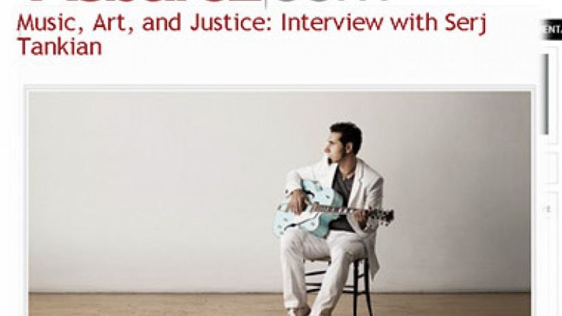 Music, art, and justice: Interview with Serj Tankian