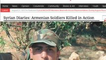 Syrian diaries: Armenian soldiers killed in action