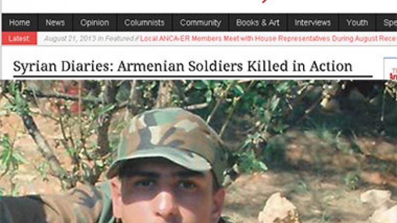 Syrian diaries: Armenian soldiers killed in action
