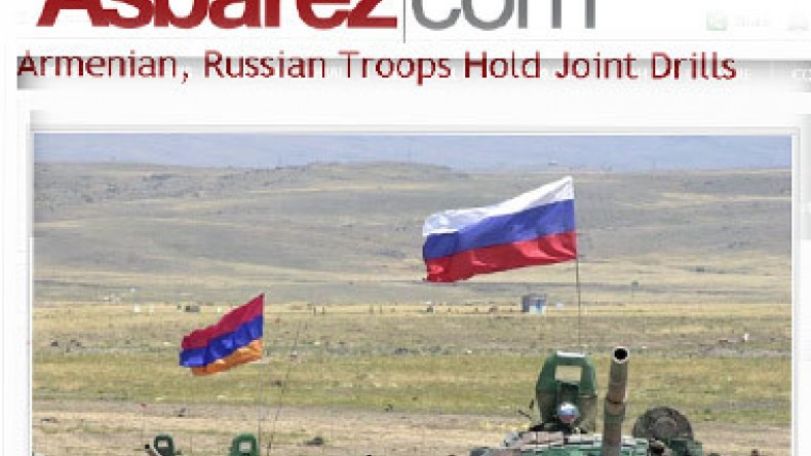 Armenian, Russian troops hold joint drills