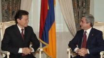 Serzh Sargsyan meets with FIDE President Kirsan Ilyumzhinov