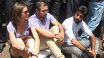 Transport fare protester suffers sunstroke
