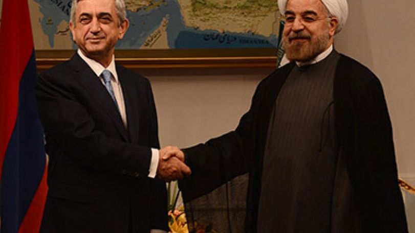 Sargsyan, Rohani discuss bilateral ties