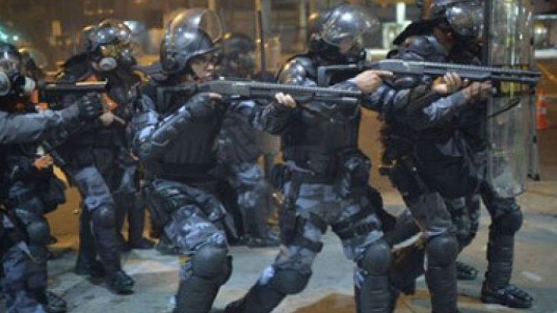 Police clashes at start of Brazil Confederations Cup final
