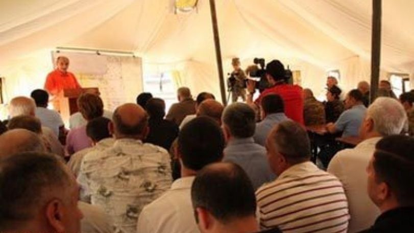 NKR President visits south-east of republic