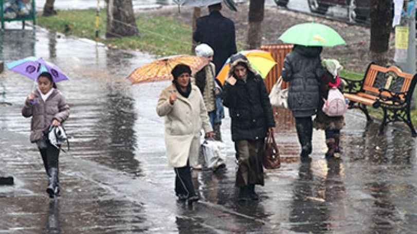 В ближайшие дни в Армении ожидаются дождь и облачность, возможен град
