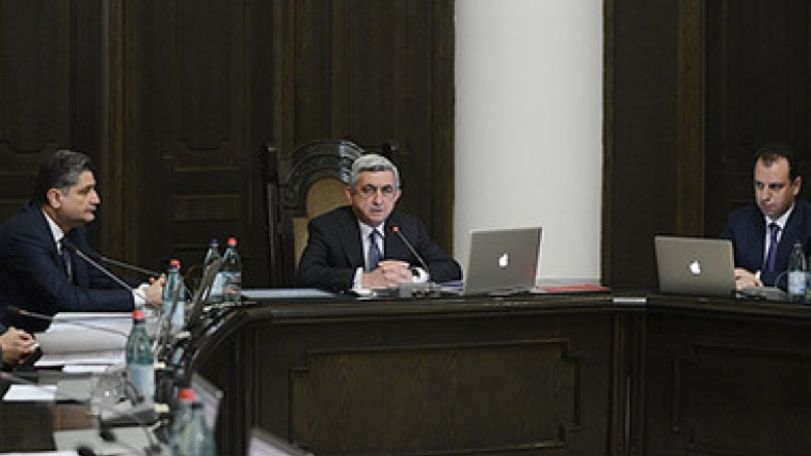 Serzh Sargsyan: Performance of this government will be judged by results only
