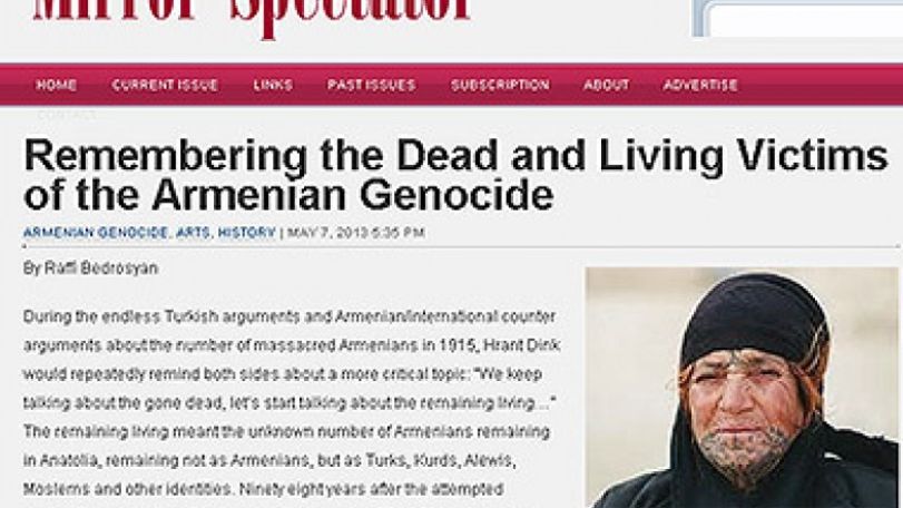 The Armenian Mirror-Spectator: Armenian orphans became a source of enriching genetic pool for Turkish nation