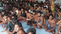Thailand moves away stranded migrant boat