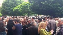 Nairit employees start sit-in outside Government Building 