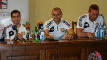 Meeting with players of Armenian national team