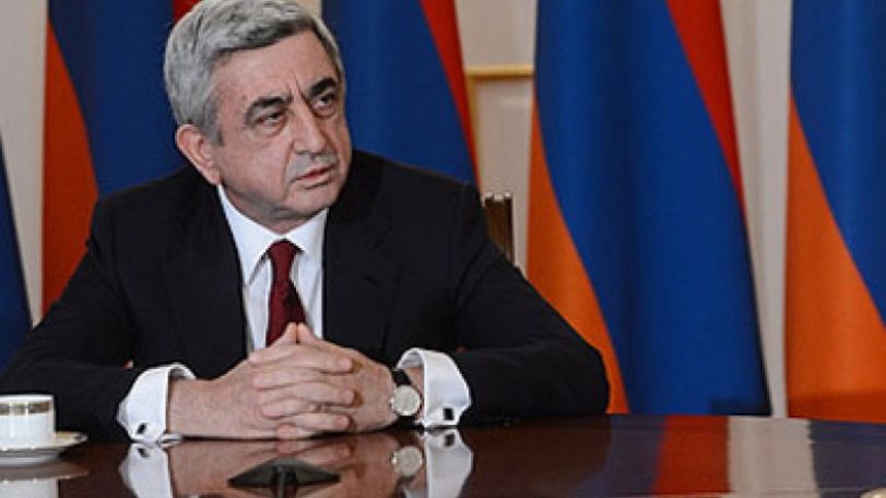 Президент Армении Серж Саргсян не видит смысла в переговорах с голодающим лидером Hello Revolution Р. Ованнисяном  