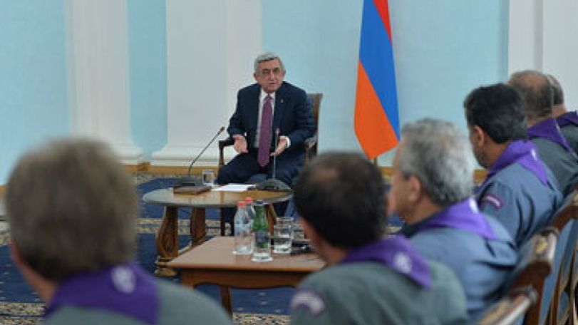 Armenian President: Azerbaijan avoids taking part even in apolitical seminar of scout movement in Armenia     