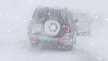 Selim mountain pass, Berd-Chambarak road impassable due to snowstorm 