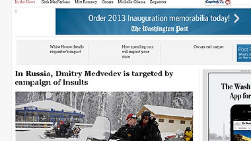 The Washington Post: In Russia, Dmitry Medvedev is targeted by campaign of insults