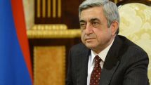 Serzh Sargsyan receives congratulations on his reelection 