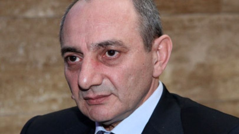 Bako Sahakyan meets with International Grandmaster Smbat Lputyan