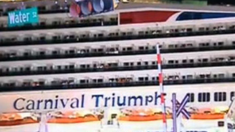 Crippled Carnival Triumph cruise ship reaches US coast