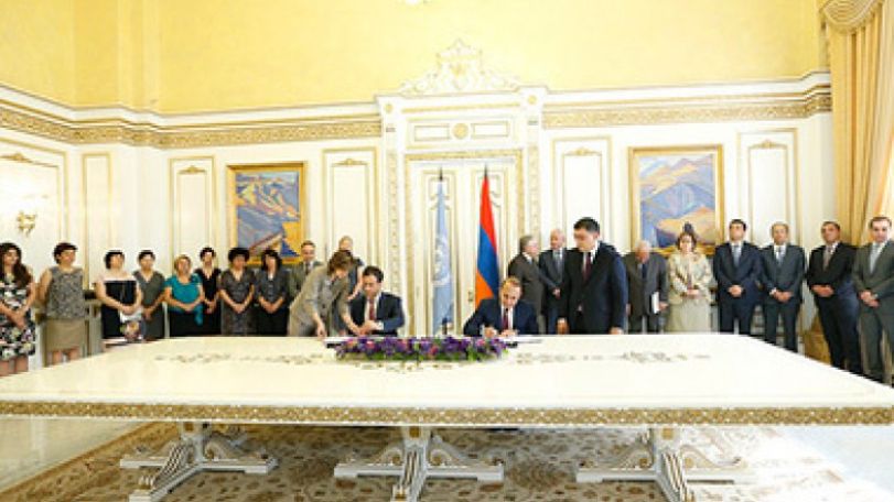 Armenian government, UN sign five-year cooperation program 