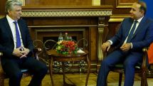 PM Hovik Abrahamyan, Franck Muller chairman discuss investment projects in Armenia and Karabakh