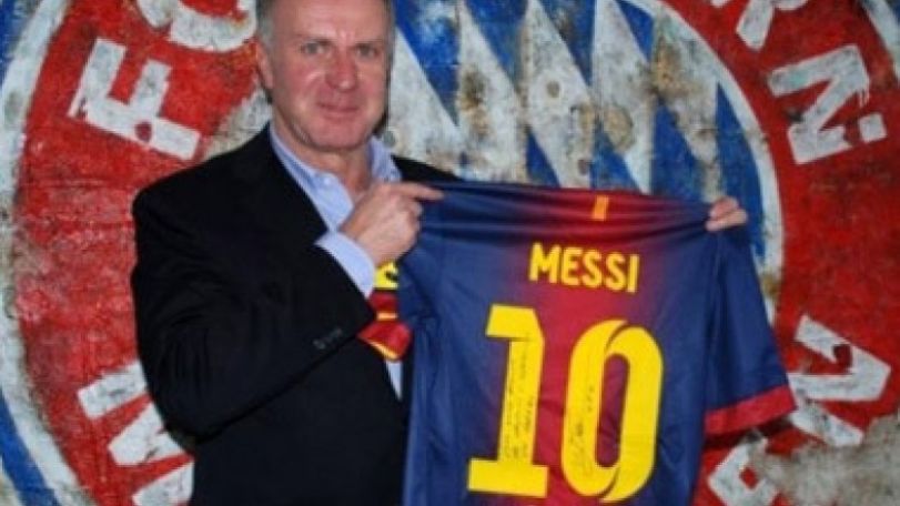 Messi sends signed shirt to Gerd Muller