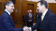 Armenian PM Tigran Sargsyan meets with Foreign Ministers of Poland, Sweden and Bulgaria