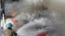 Mexican army helicopter shot at in drug cartel attack
