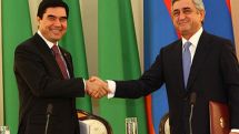 Serzh Sargsyan: Cooperation between Armenia and Turkmenistan has bigger development potential