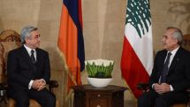 President Sargsyan meets Lebanese President Michel Suleiman