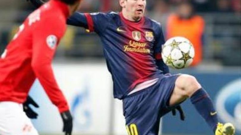 Messi scores his 80th goal of 2012