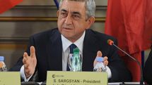 President Sargsyan meets President of French Senate Jean-Pierre Bel