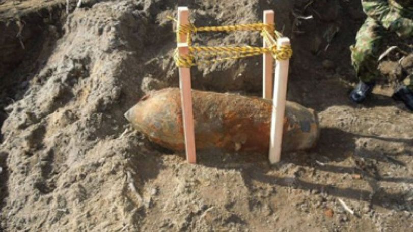 Unexploded shell found at Japan airport